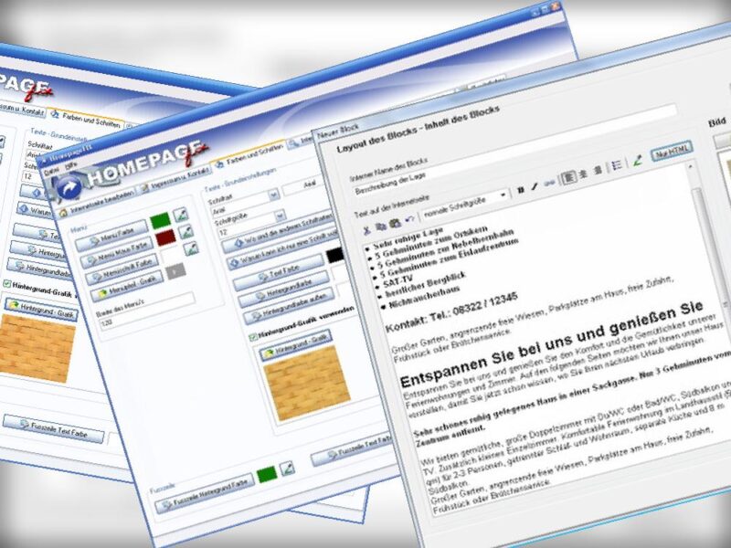 Homepage-Software